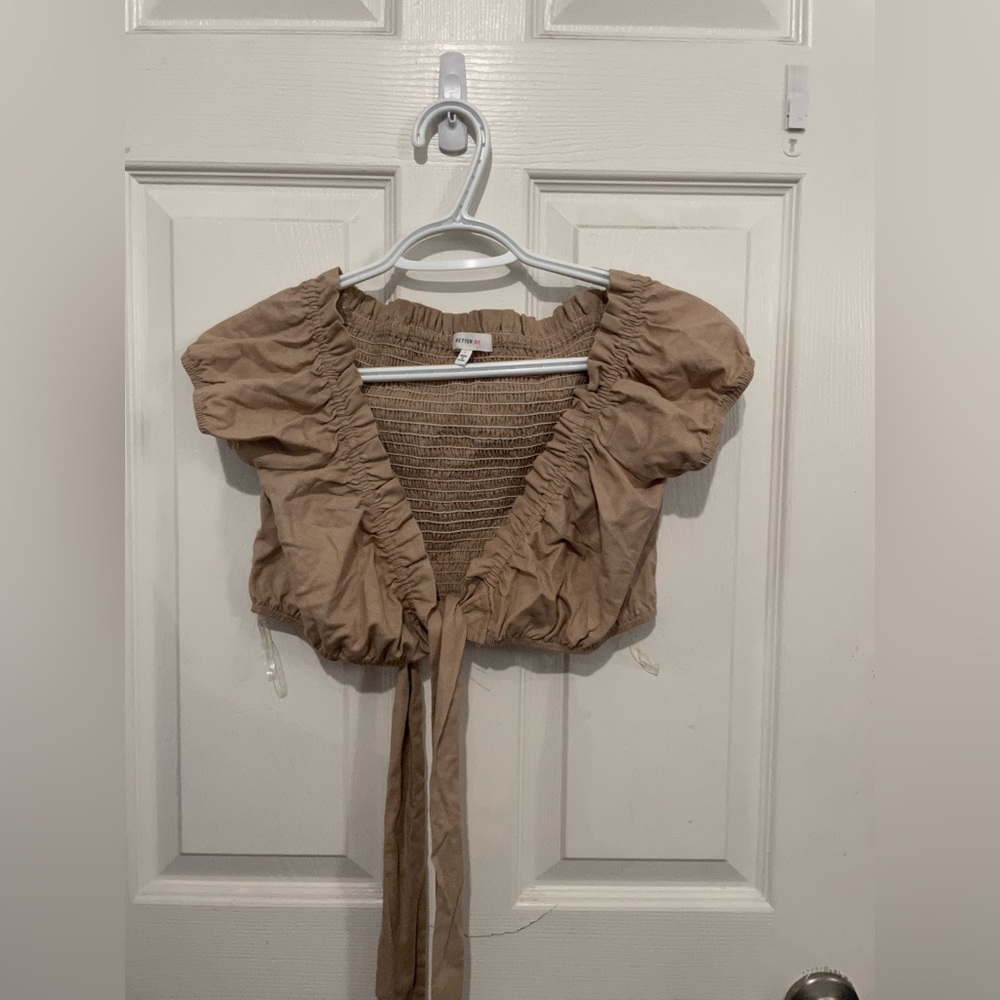 Tie around crop top